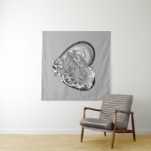 Tenture Dragon Heart (En situation (horizontale))