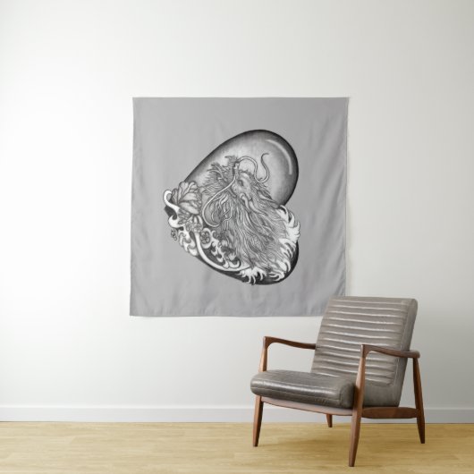 Tenture Dragon Heart (En situation (horizontale))