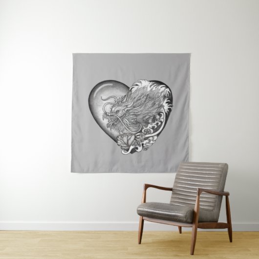 Tenture Dragon Heart (En situation)