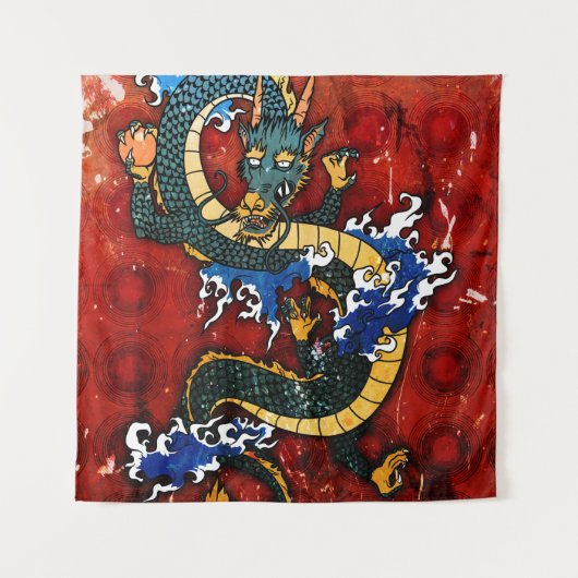 Tenture Dragon Japonais (Devant)