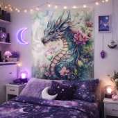 Tenture Dragon Lotus Mystique