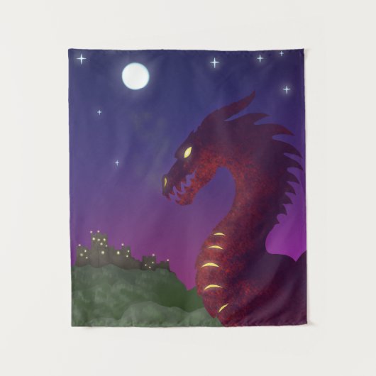 Tenture Dragon médiéval (Devant)