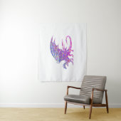 Tenture Dragon Mosaïque Incroyable (En situation)