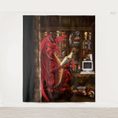 Tenture Dragon Podcast Library (Devant)