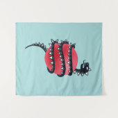 Tenture Dragon Snake Goth (Devant (Horizontal))