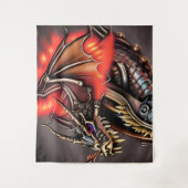 Tenture Dragon Steampunk (Devant)