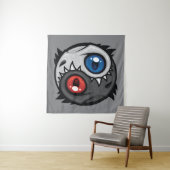 Tenture Dragon Yin Yang du Bien et du Mal (En situation)