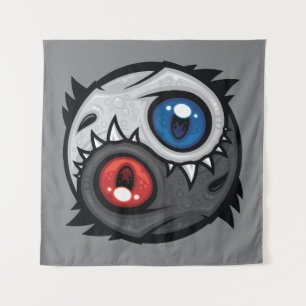 Tenture Dragon Yin Yang du Bien et du Mal