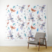 Tenture Dragonfly Dragonflies (En situation (horizontale))