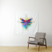 Tenture Dragonfly en arc-en-ciel (En situation)