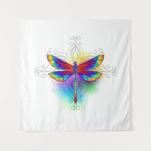 Tenture Dragonfly en arc-en-ciel (Devant)