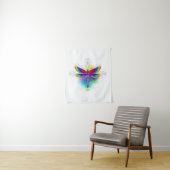 Tenture Dragonfly en arc-en-ciel (En situation)