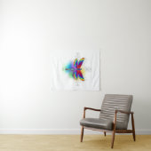 Tenture Dragonfly en arc-en-ciel (En situation (horizontale))