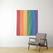 Tenture Drape de fierté gay Heathered 50 x 60 (En situation)