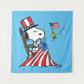Tenture Drapeau 4 juillet à coudre Snoopy (Devant)