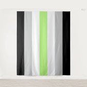 Tenture Drapeau Agender Extra Large LGBT (Devant)