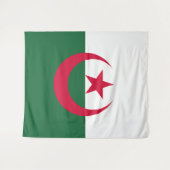 Tenture Drapeau Algérie (Devant (Horizontal))