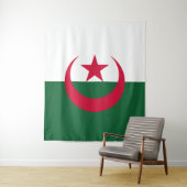 Tenture Drapeau Algérie (En situation)
