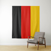 Tenture Drapeau Allemagne tricolore (En situation)