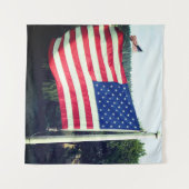Tenture Drapeau américain (Devant (Horizontal))