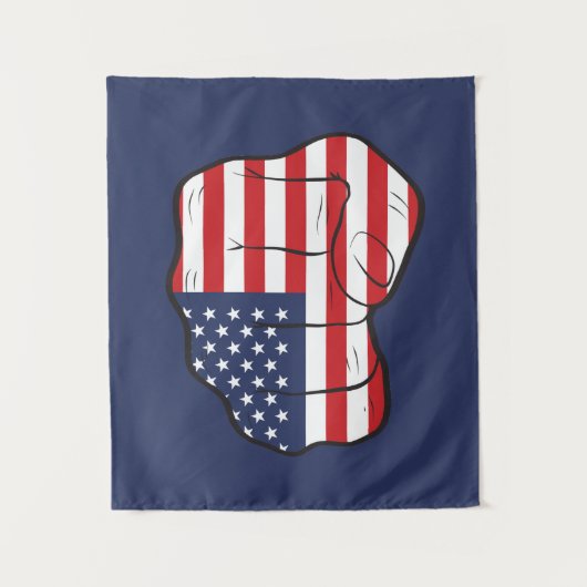 Tenture Drapeau américain (Devant)