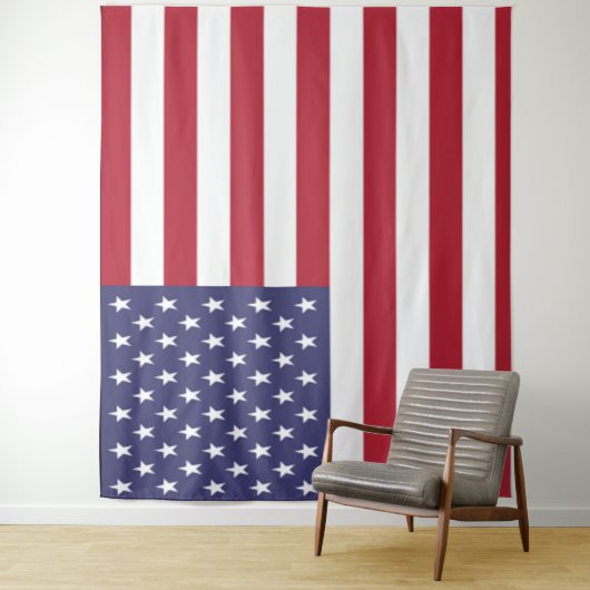 Tenture Drapeau Américain (En situation)