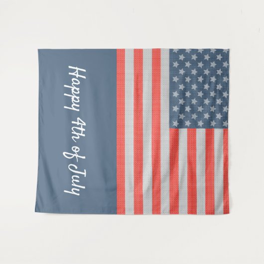 Tenture Drapeau américain (Devant (Horizontal))