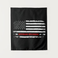 Drapeau américain de la cellule mécanique de l'avi