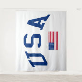 Tenture Drapeau américain de la fête de l'indépendance pat (Devant)