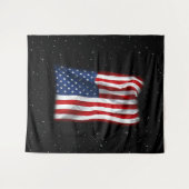 Tenture Drapeau américain patriotique États-Unis (Devant (Horizontal))