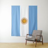 Tenture Drapeau argentin Bandera De Argentina (En situation)