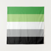 Tenture Drapeau aromantique 57 x 57 (Devant (Horizontal))