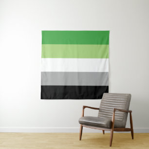 Tenture Drapeau aromantique 57 x 57