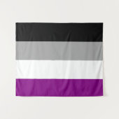 Tenture Drapeau asexué 50 x 60 (Devant (Horizontal))