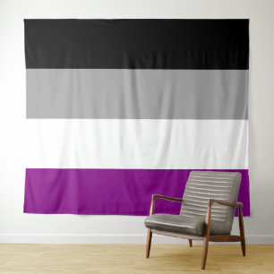 Tenture Drapeau Asexué Extra Large LGBT