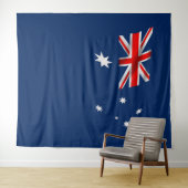 Tenture Drapeau australien (En situation (horizontale))