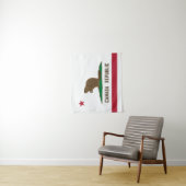 Tenture Drapeau Beaver Canada Republic California (En situation)