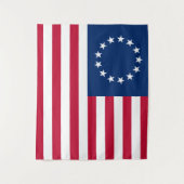 Tenture Drapeau Betsy Ross Old Glory américain (Devant)