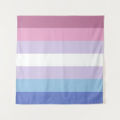 Tenture Drapeau bigender 57 x 57 (Devant (Horizontal))