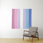 Tenture Drapeau bigender 57 x 57 (En situation)