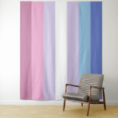 Tenture Drapeau Bigender Extra Large LGBT (En situation)