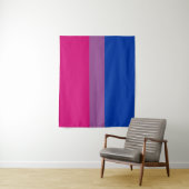 Tenture Drapeau bisexuel 50 x 60 (En situation)