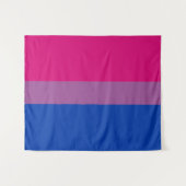 Tenture Drapeau bisexuel 50 x 60 (Devant (Horizontal))