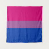 Tenture Drapeau bisexuel 57 x 57 (Devant (Horizontal))