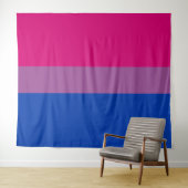 Tenture Drapeau bisexuel extra grand LGBT (En situation (horizontale))