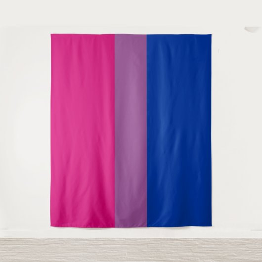Tenture Drapeau bisexuel extra grand LGBT (Devant)