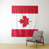 Tenture Drapeau Canada (En situation)