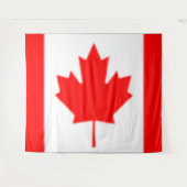 TENTURE DRAPEAU CANADIEN (Devant (Horizontal))