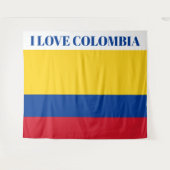 Tenture Drapeau Colombie - Bandera De Colombia (Devant (Horizontal))
