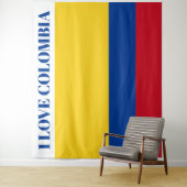 Tenture Drapeau Colombie - Bandera De Colombia (En situation)